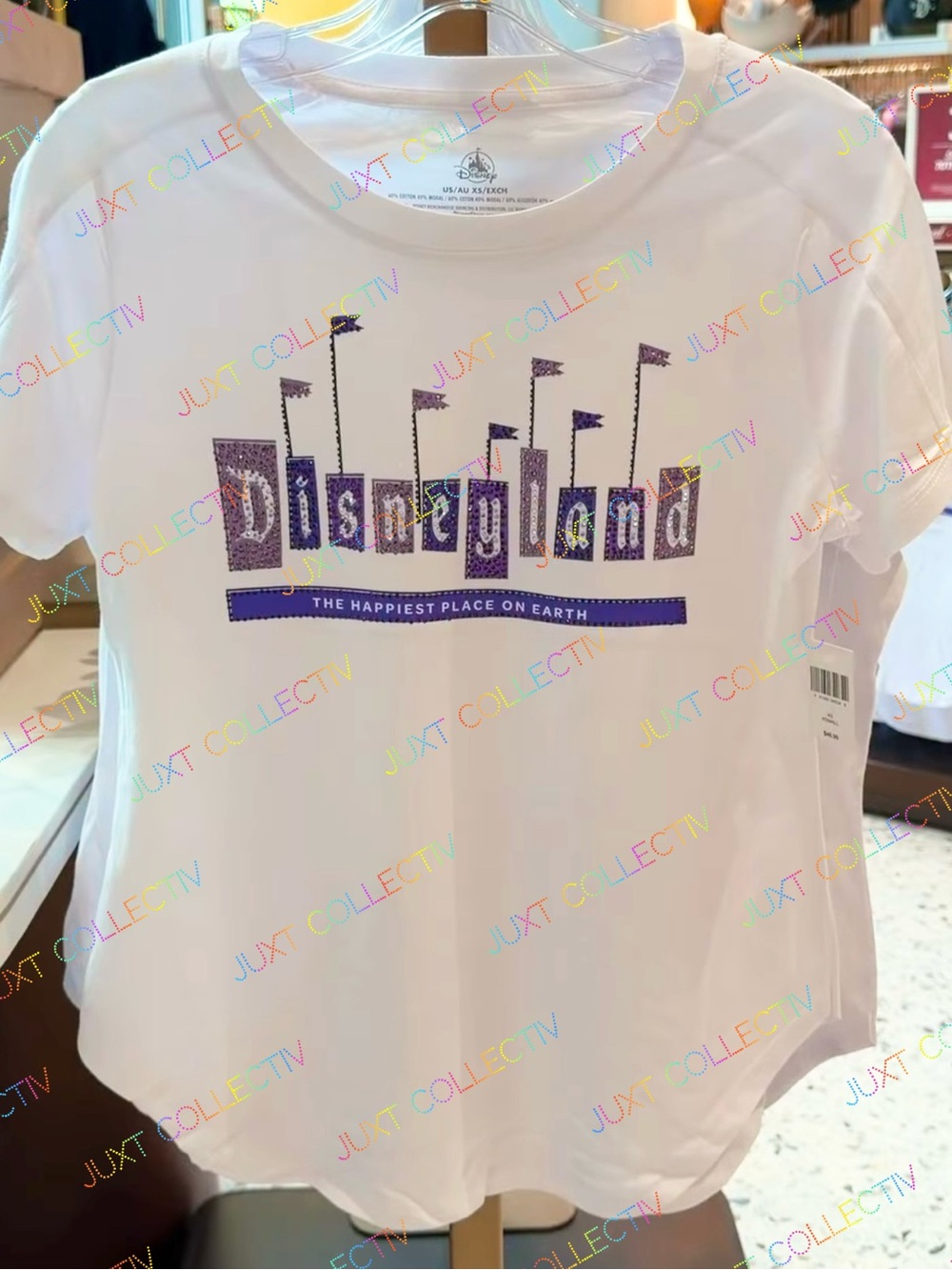 Disneyland 70th Anniversary Finale Celebration Marquee Rhinestone Shirt Top